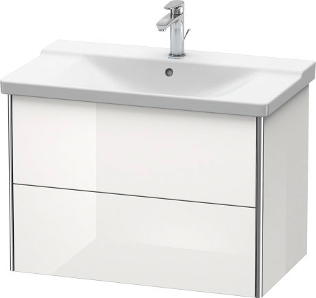 XS418109797 Тумбочка подвесная XSquare #XS4181 810 x 473 мм Светло-голубой шелковисто-матовый лак Duravit - Вид №2
