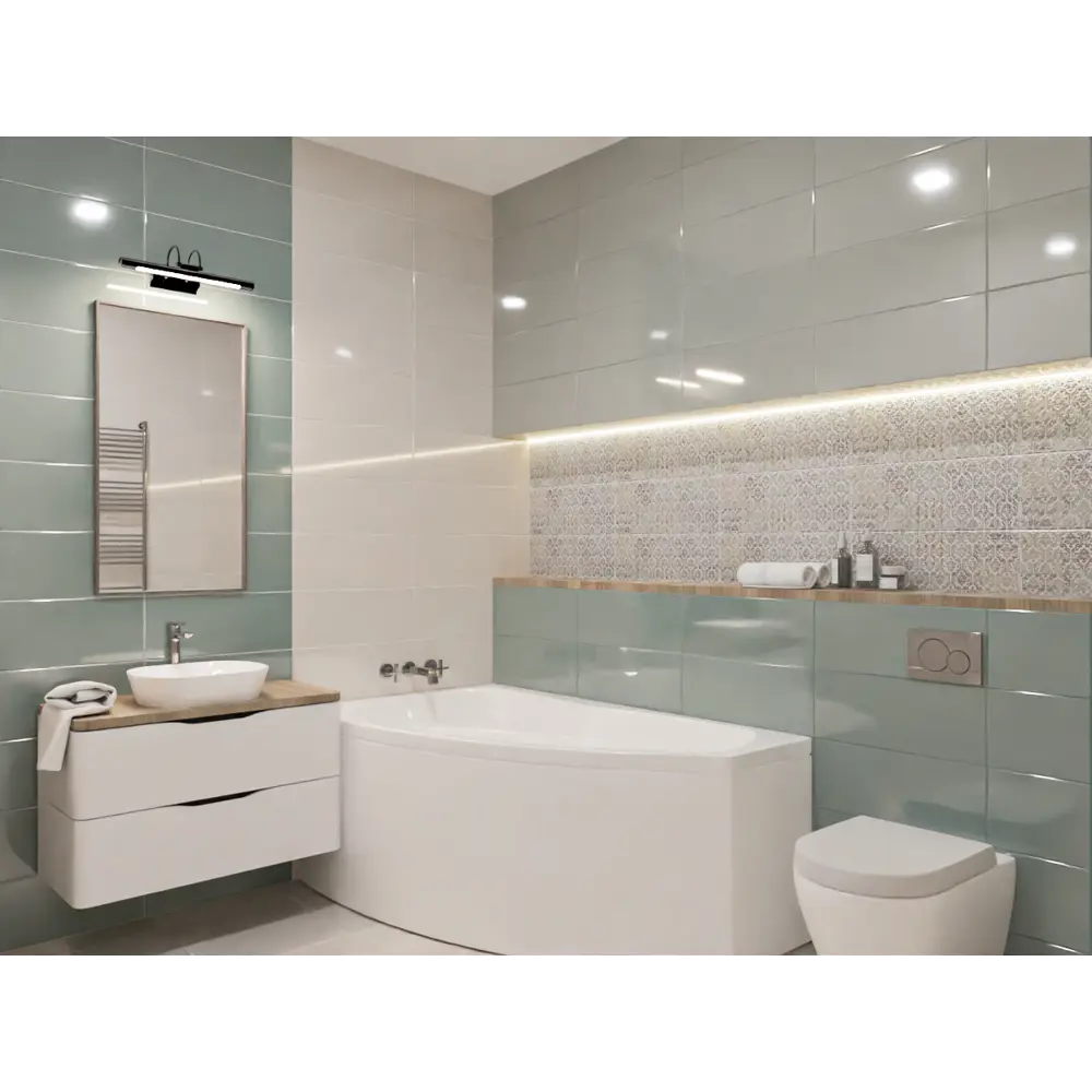 Керамическая плитка Azori Brillo Perla — изысканная отделка для ванной 87972516 STLM-0948265 - Вид №4