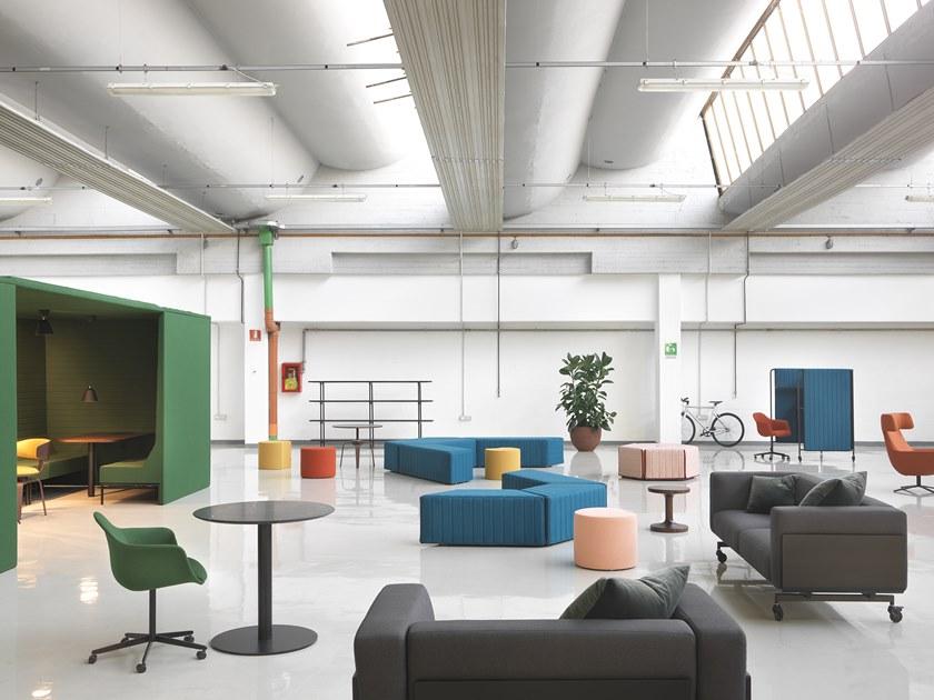 Marelli Круглый модульный пуф из ткани sun-id-1396992 - Вид №11