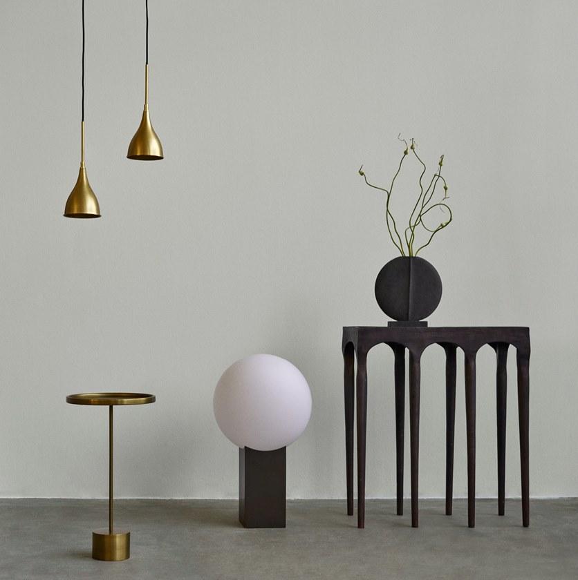 101 Copenhagen Торшер из латуни и опалового стекла Hoop 111082-111083 - Вид №1