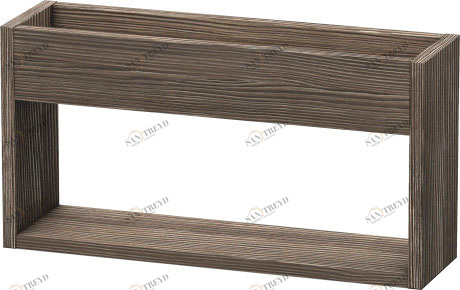 KT253705151 Полочка настенная Ketho #KT2537 500 x 135 мм Сосна коричневая, декор Duravit