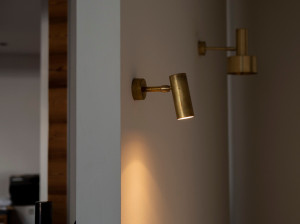 Латунный светодиодный настенный светильник