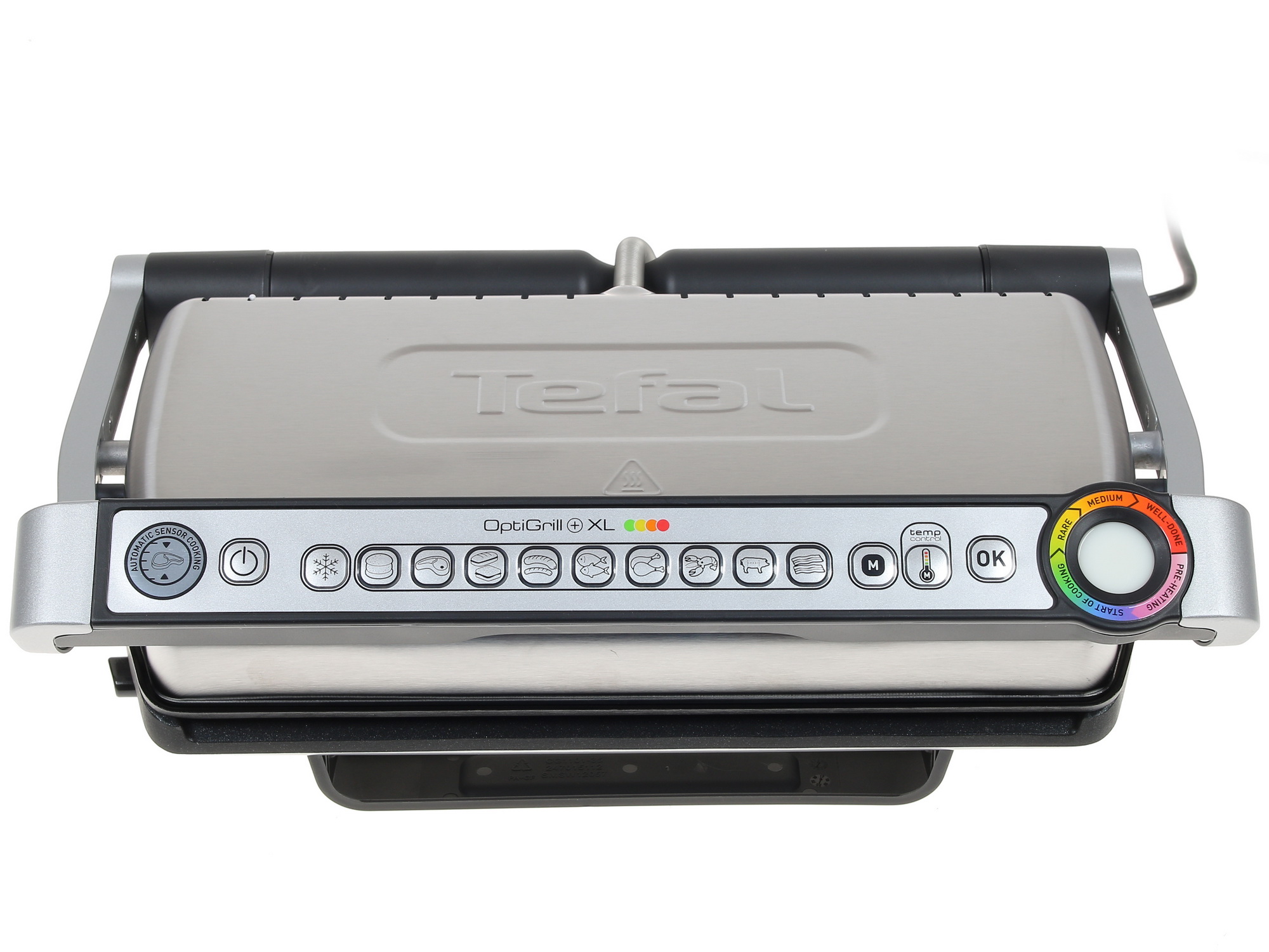 1104127 Гриль Tefal Optigrill+ XL GC722D34 серебристый STDN-0061778 - Вид №2