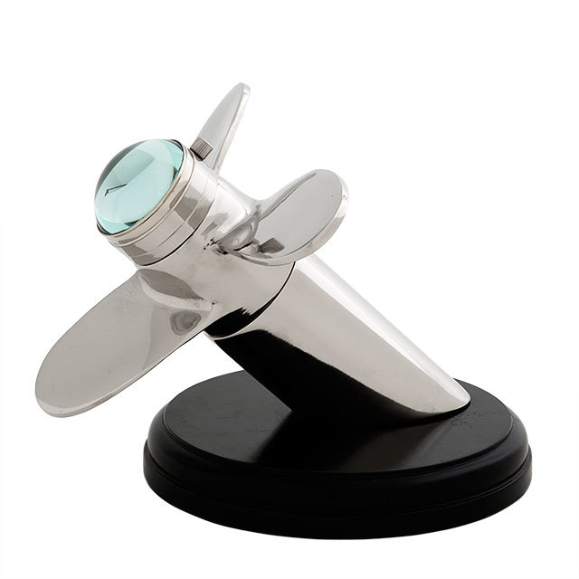 Часы Propellor Hercules от Eichholtz EICHHOLTZ ДИЗАЙНЕРСКИЕ, EICHHOLTZ 062392 Голубой;хром  - Вид №3