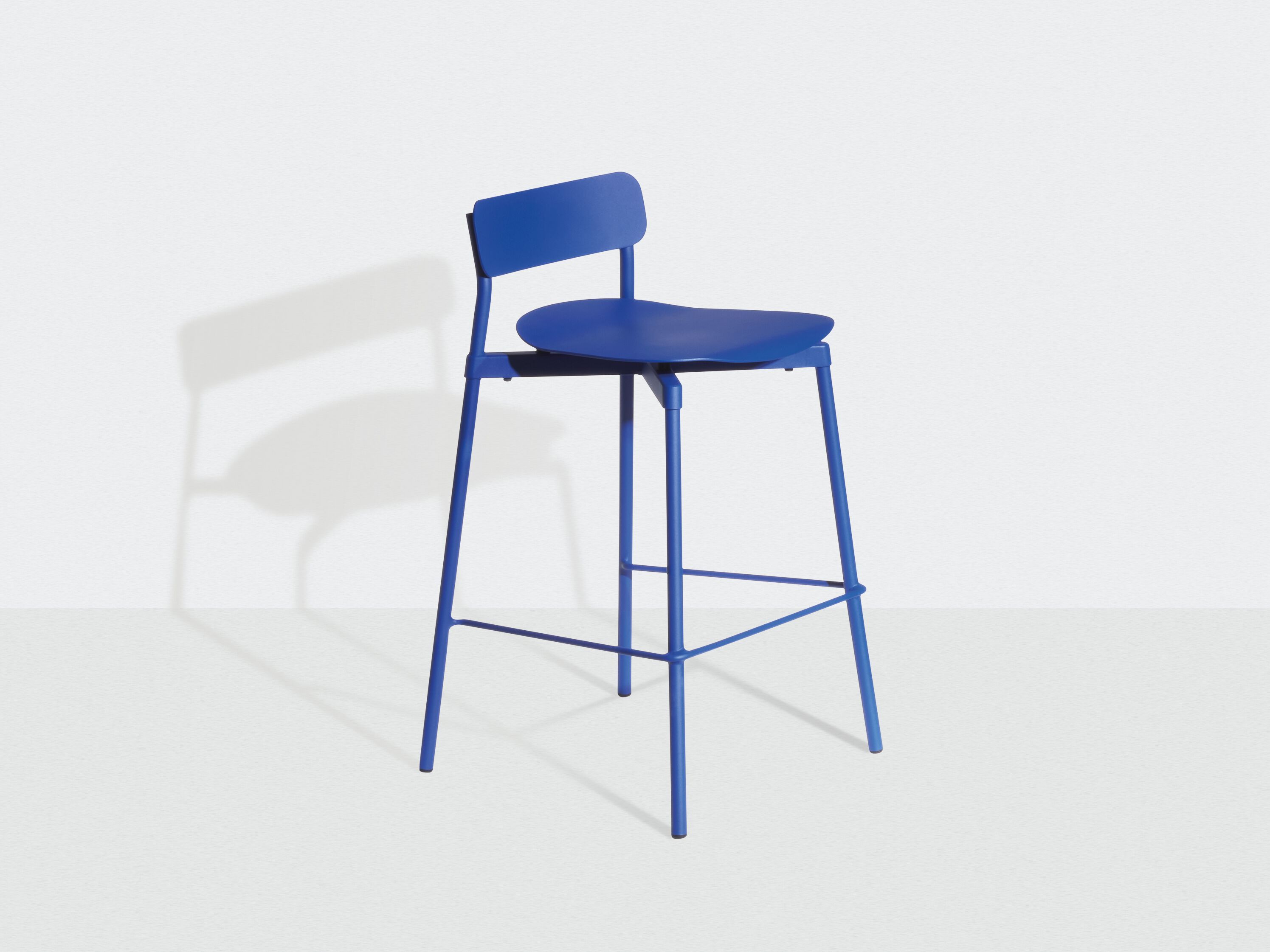 Высокий штабелируемый алюминиевый стул с порошковым покрытием с подставкой для ног Petite Friture Fromme ARCH-00091817 - Вид №21