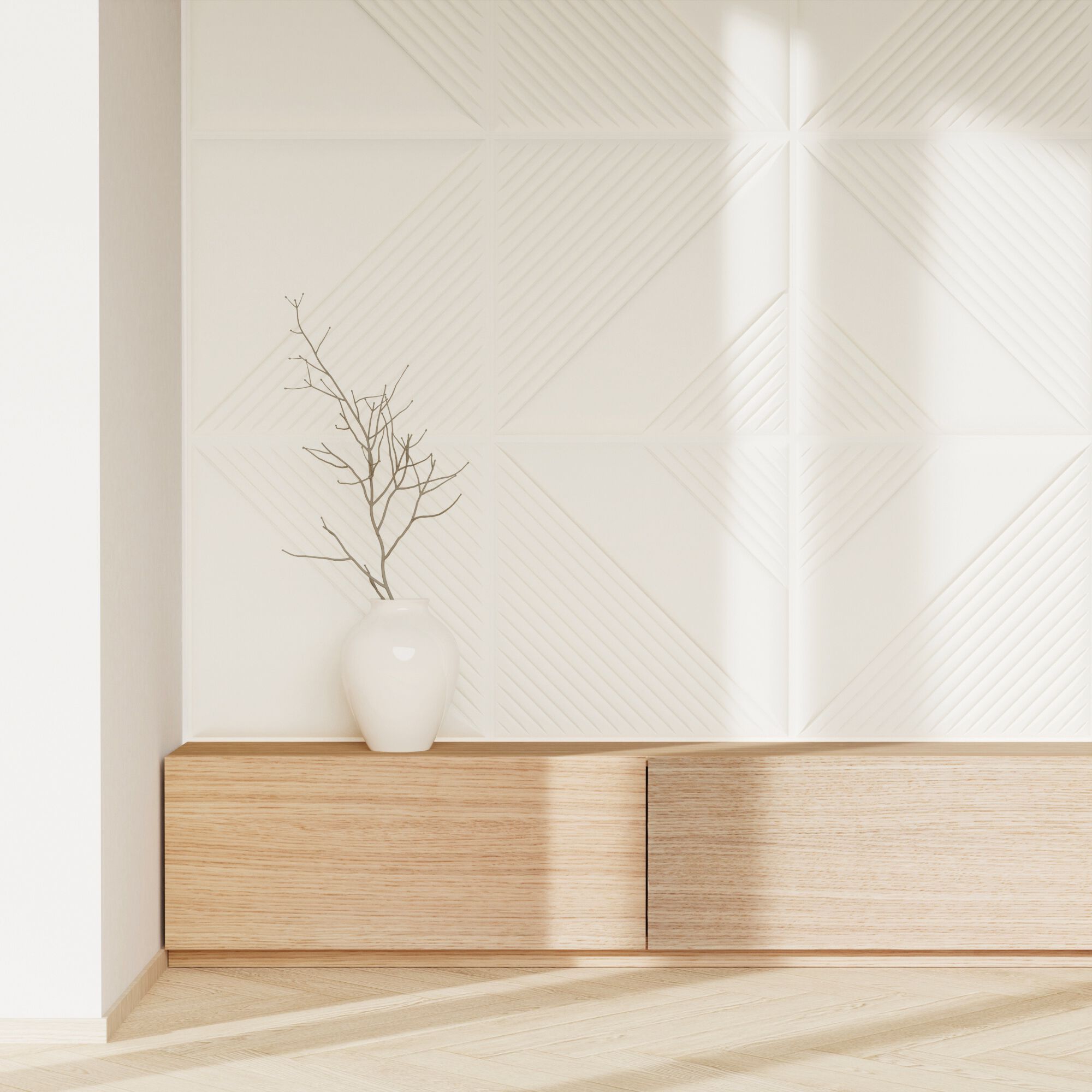 Рециркулированная акустическая панель из полиэфирного волокна Isolspace OBLIQUE ARCH-00052749 - Вид №19