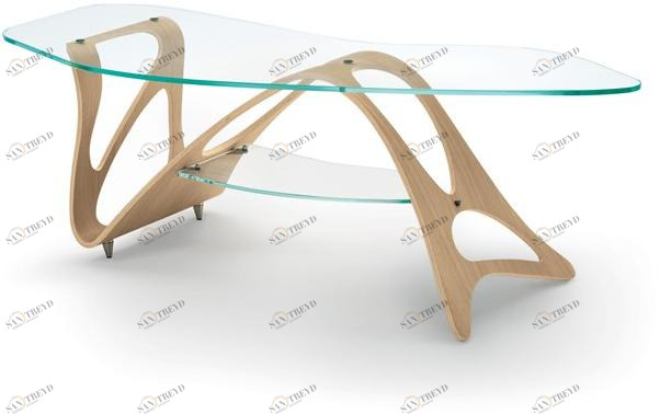 Zanotta Хрустальный журнальный столик для гостиной Carlo mollino cm 2020 sun-id-1386625