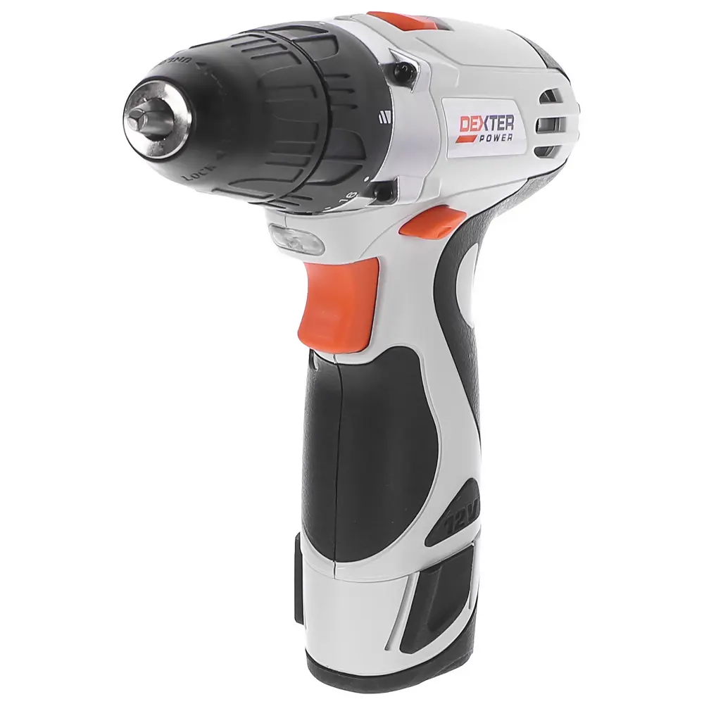 Дрель-шуруповерт аккумуляторная Dexter Power 5227.2A-1.5AH, 12 В Li-ion 1.5 Ач STLM-2056694