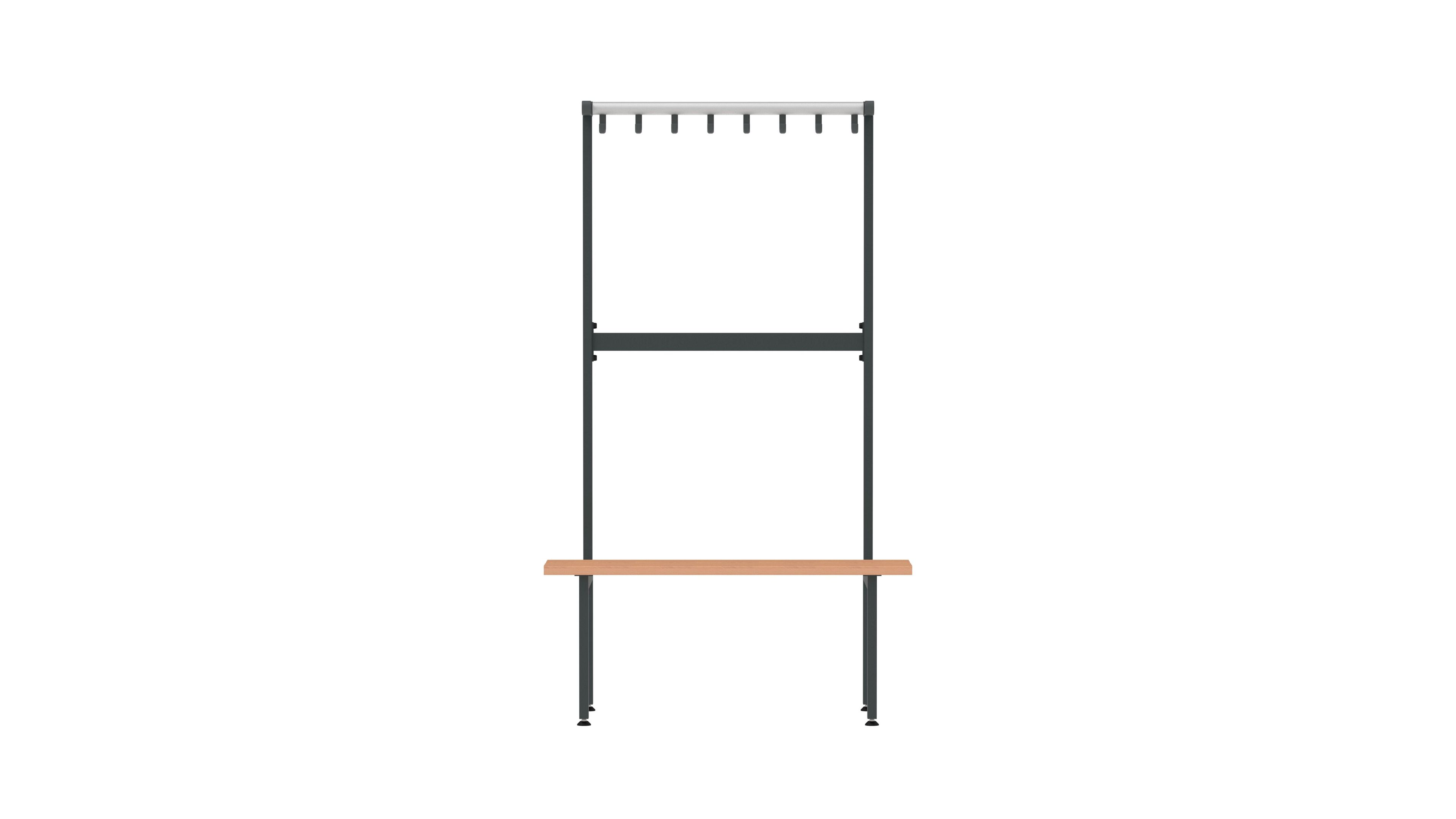 Стальная и деревянная скамейка для спортивных сооружений FUNCTIONALS Tertio ARCH-00085815 - Вид №1