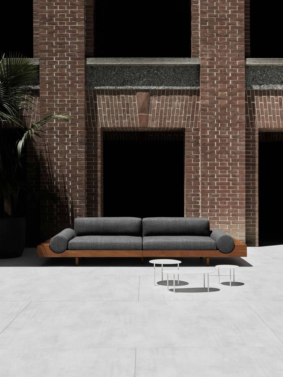 Сад диван из массива тикового дерева и ткани Living Divani Kasbah ARCH-00029400 - Вид №14