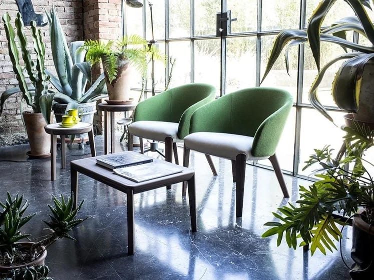 Тканевое кресло с подлокотниками Very Wood Bellevue ARCH-00095120 - Вид №6