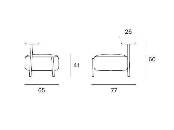 Квадратный пуф из ткани Blasco&Vila RC Wood ARCH-00112563 - Вид №10