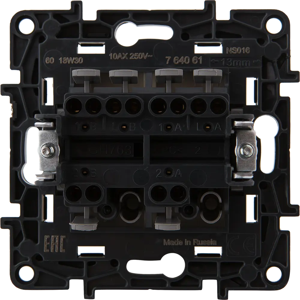 82064621 Переключатель встраиваемый Legrand Structura 2 клавиши, цвет слоновая кость STLM-0018611 - Вид №3