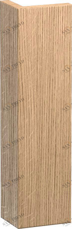 DS539905252 Доборная планка для шкафчика DuraStyle DuraStyle #DS5399 16 мм Европейский дуб, декор Duravit