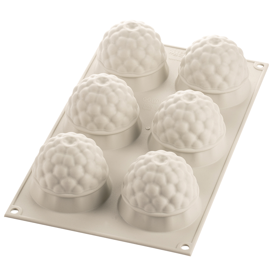 26.299.13.0065 Форма для приготовления пирожных segreti del bosco 18 х 34 см силиконовая Silikomart  - Вид №1