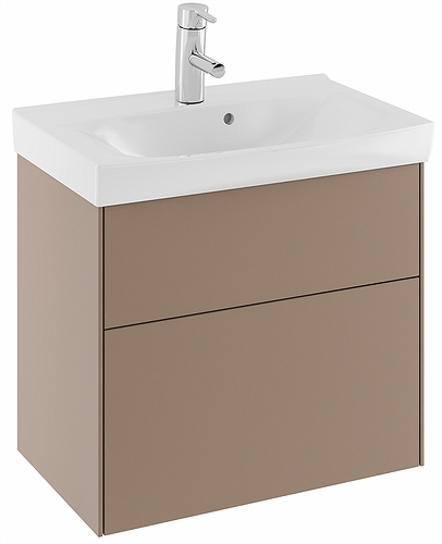 47433 IFO Sense тумба под умывальник с двумя ящиками, W = 600 мм, W1 = 622 мм, мол. - Вид №5