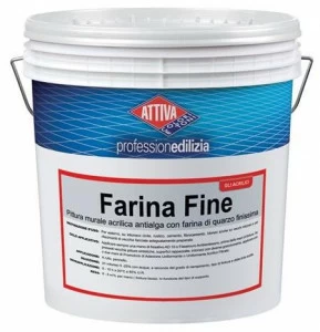 ATTIVA Акриловая краска для стен против водорослей с очень мелкой кварцевой мукой Smalti e pitture