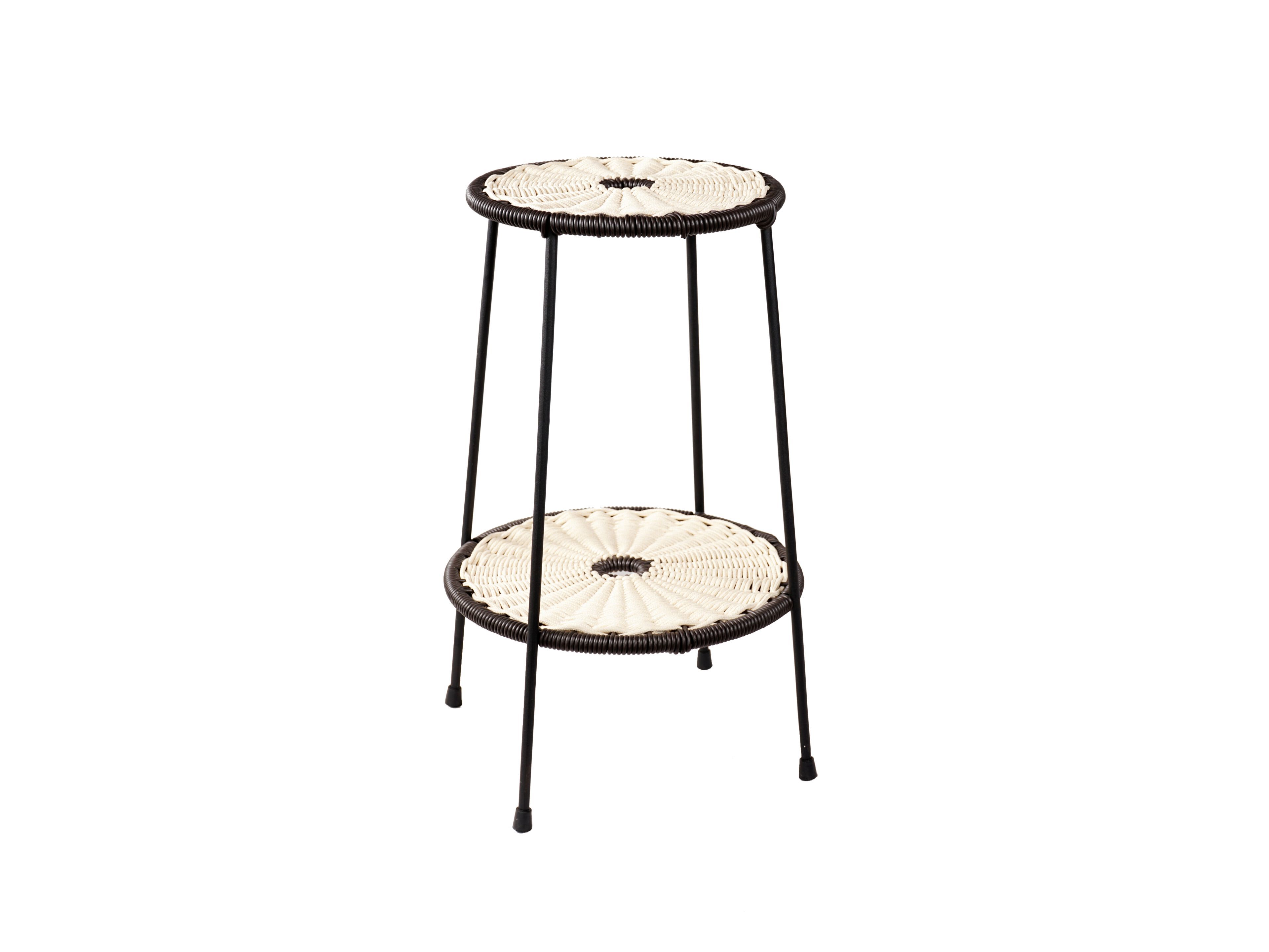 Высокий стул из железа и веревки для сада cbdesign космос ARCH-00010385 - Вид №10