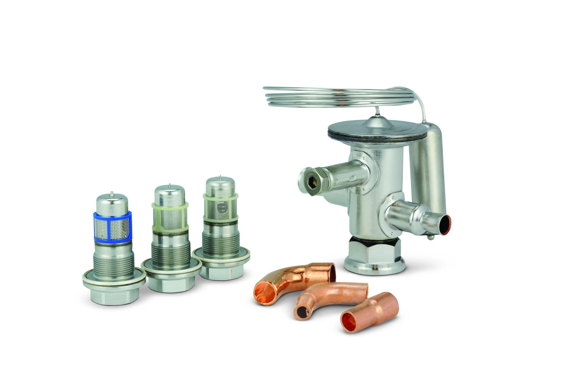 Danfoss TUA/TUAE — Клапаны терморегулирующие со сменными клапанными узлами TUAE Корпус клапана с элементом термоста 068U2939  - Вид №12