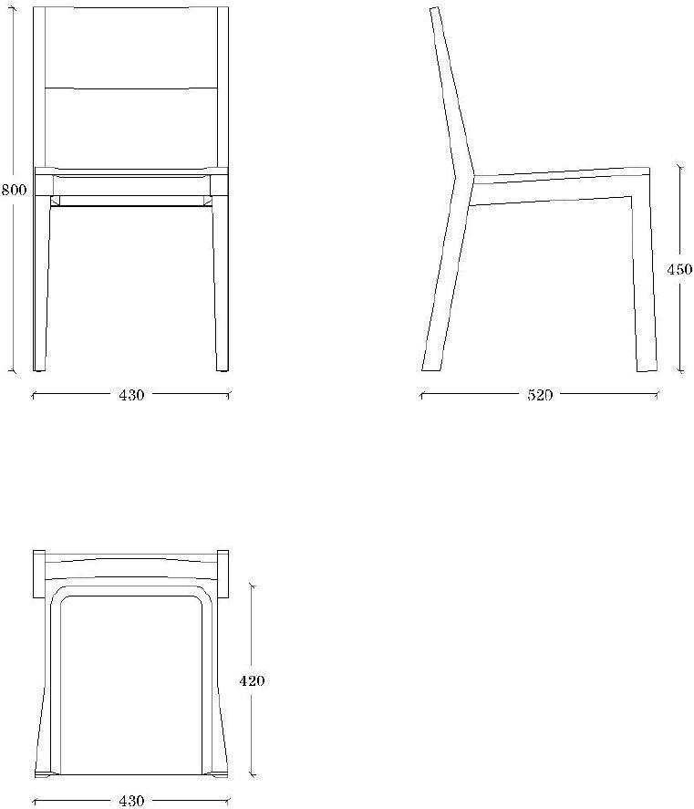 ONDARRETA Штабелируемый деревянный стул Iesu sun-id-1414763 - Вид №18