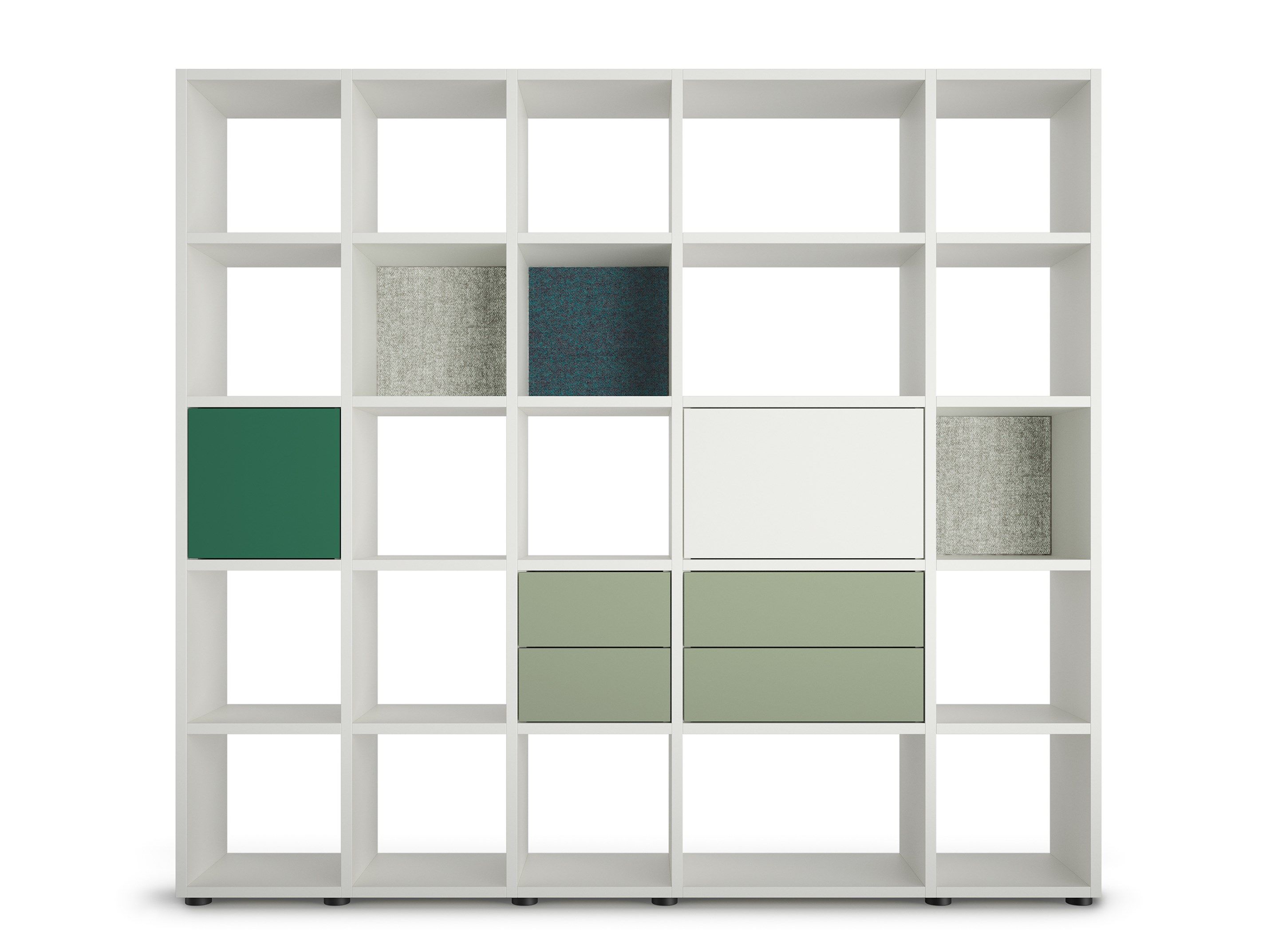 Модульный офисный книжный шкаф werner works basic view ARCH-00090046 - Вид №5