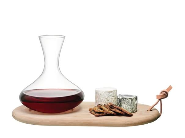 Набор графинов из дутого стекла и дубовой разделочной доски-1,4 л LSA Wine ARCH-00100011 - Вид №1