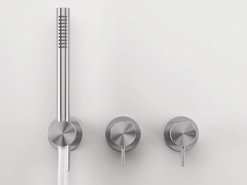 Смеситель для душа с 3 отверстиями и ручным душем Zazzeri Z316 MONO ARCH-00112936