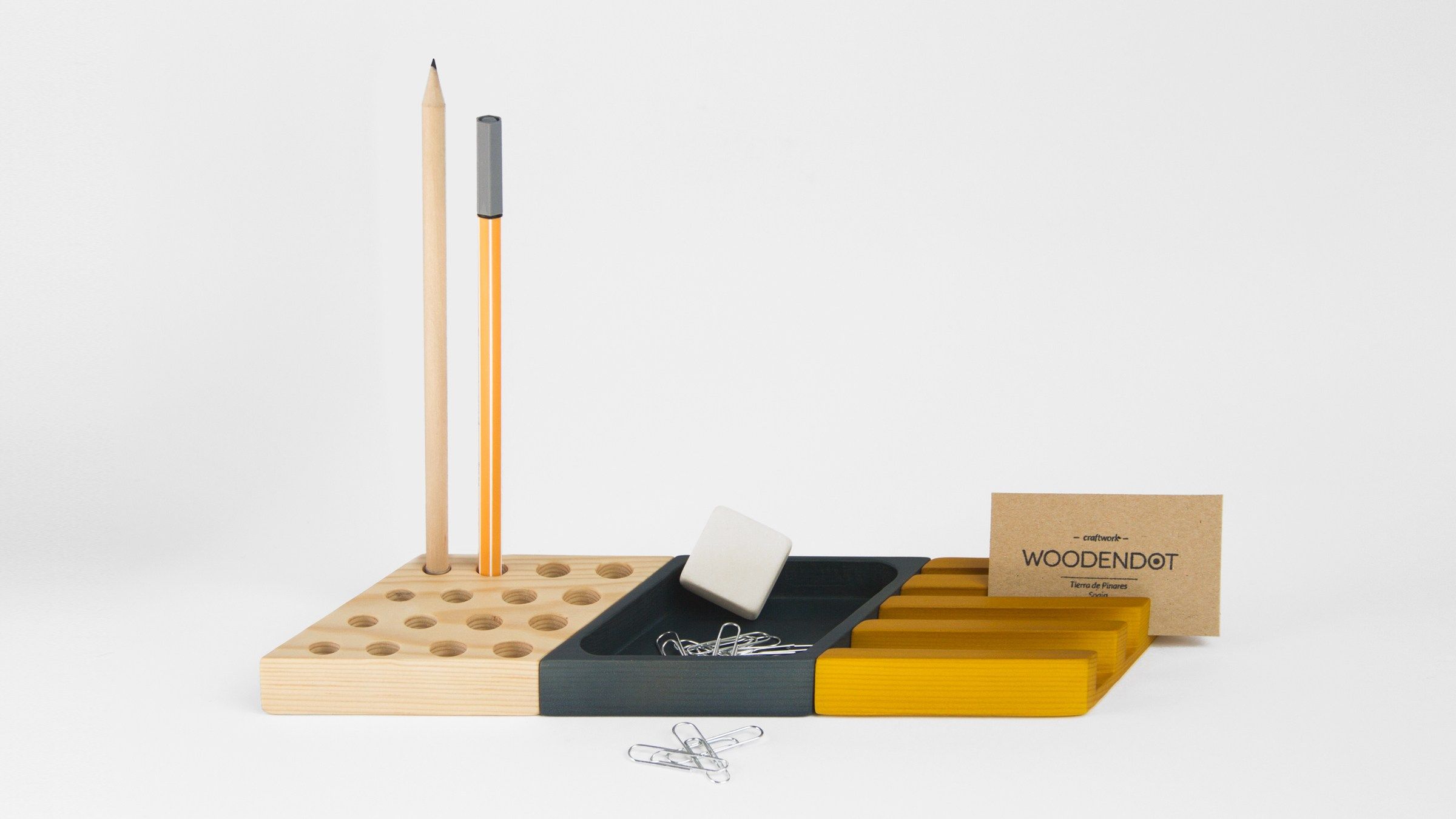 Настольный органайзер из сосны Woodendot KESITO ARCH-00111657 - Вид №4