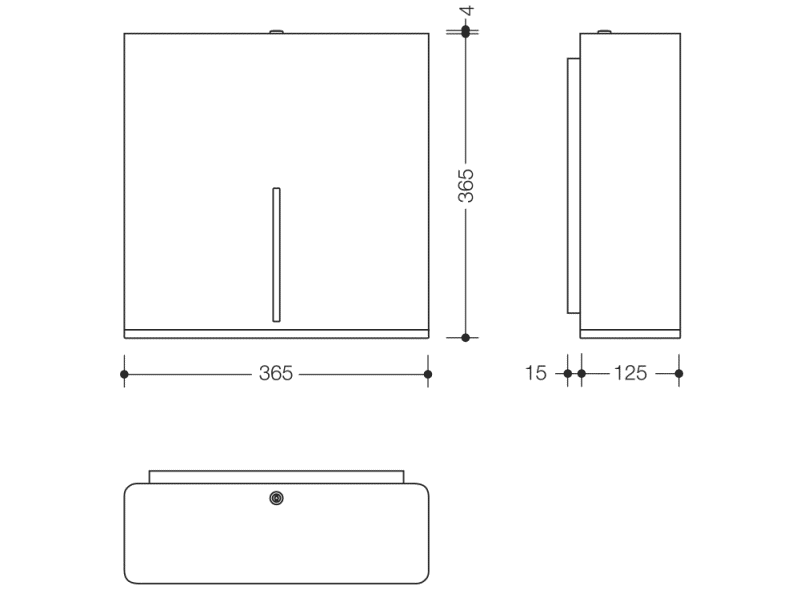 950.21.600 Большой держатель рулона туалетной бумаги HEWI WC-Accessoires  - Вид №2