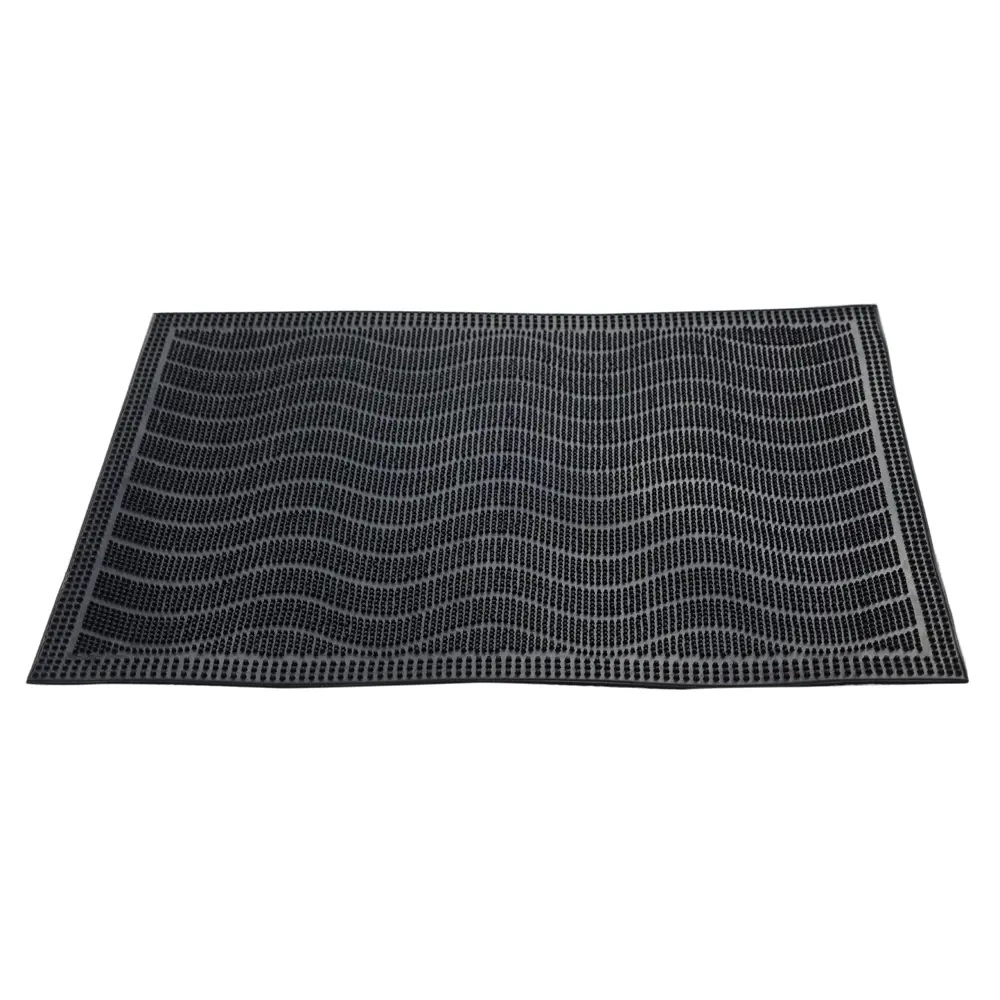 Коврик грязезащитный Mix Mat Wave 40x60 см резина цвет черный 89413980 STLM-2033448 Santreyd  - Вид №4