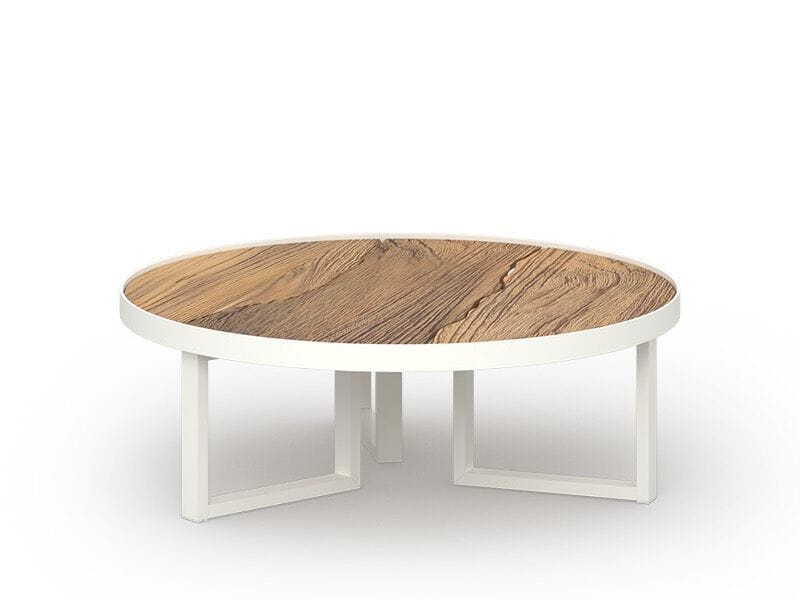 Круглый низкий стол из тикового дерева MAMAGREEN Munia ARCH-00103851 - Вид №3