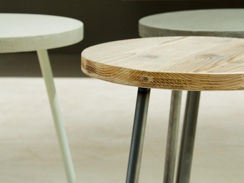 Moab80 Низкий табурет из вторичного дерева sun-id-1365602 - Вид №1