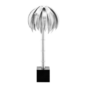 500251-02 ABHIKA НАСТОЛЬНАЯ ЛАМПА PALMERY H72 SILVER
