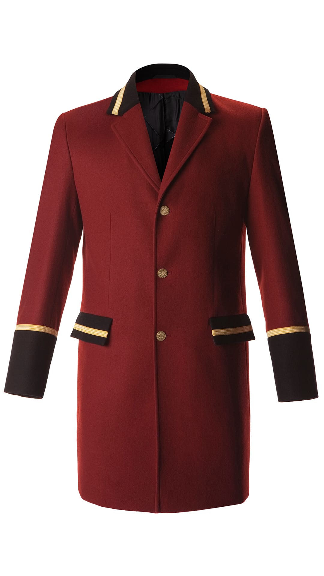 67737 Жакет удлиненный  Швейцар bordeaux (бордо) El-Risto  Бренд "El-Risto" (Эль Ристо), каталог товаров размер 56/170  - Вид №3