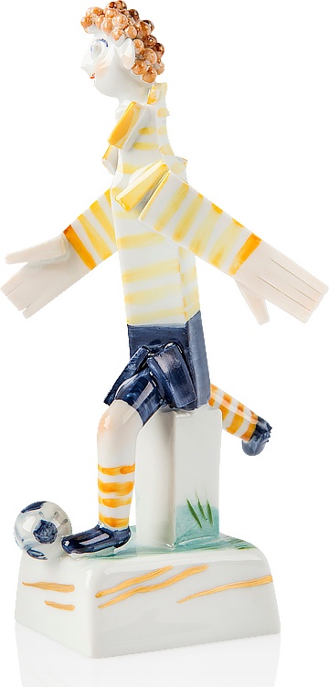 10603763 Meissen Фигурка "Футболист нападающий" (П.Штранг) Фарфор 
