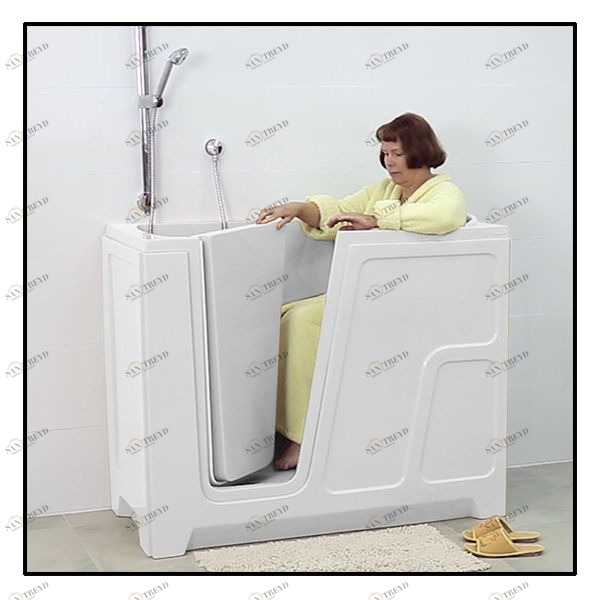 Ванна с дверцей Akcjum ODA 150-68-LH сидячая левосторонняя белая ODA15068LH