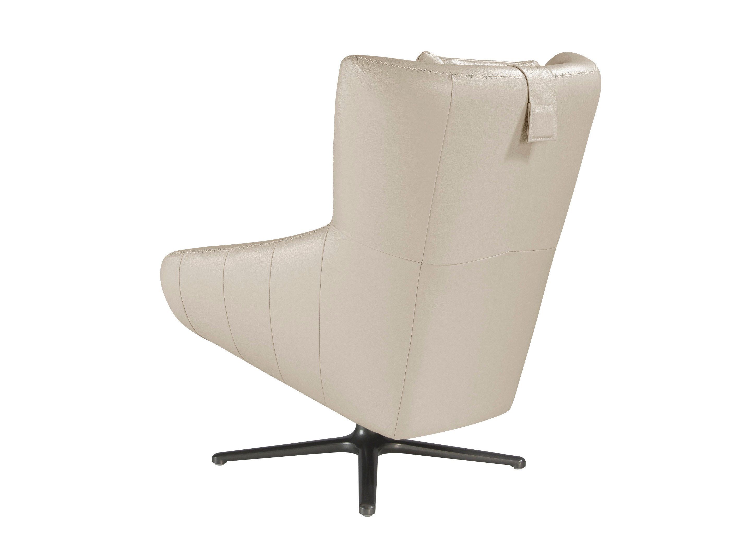 Кожаное вращающееся кресло с подлокотниками Angel Cerda 5090 ARCH-00094936 - Вид №4