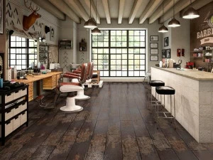 Aparici Пол из керамогранита под бетон Brickwork