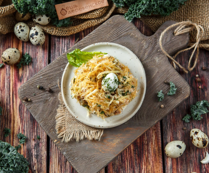 5687 Салат "Гнездо Глухаря" Вкусляндия 