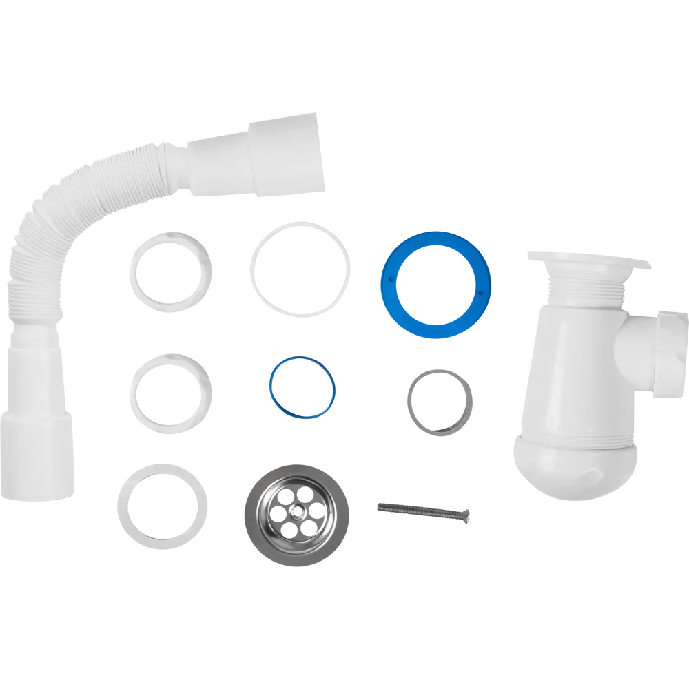 Сифон Orio для кухонной мойки с гофрированной трубой 82678039 STLM-0033869 - Вид №2