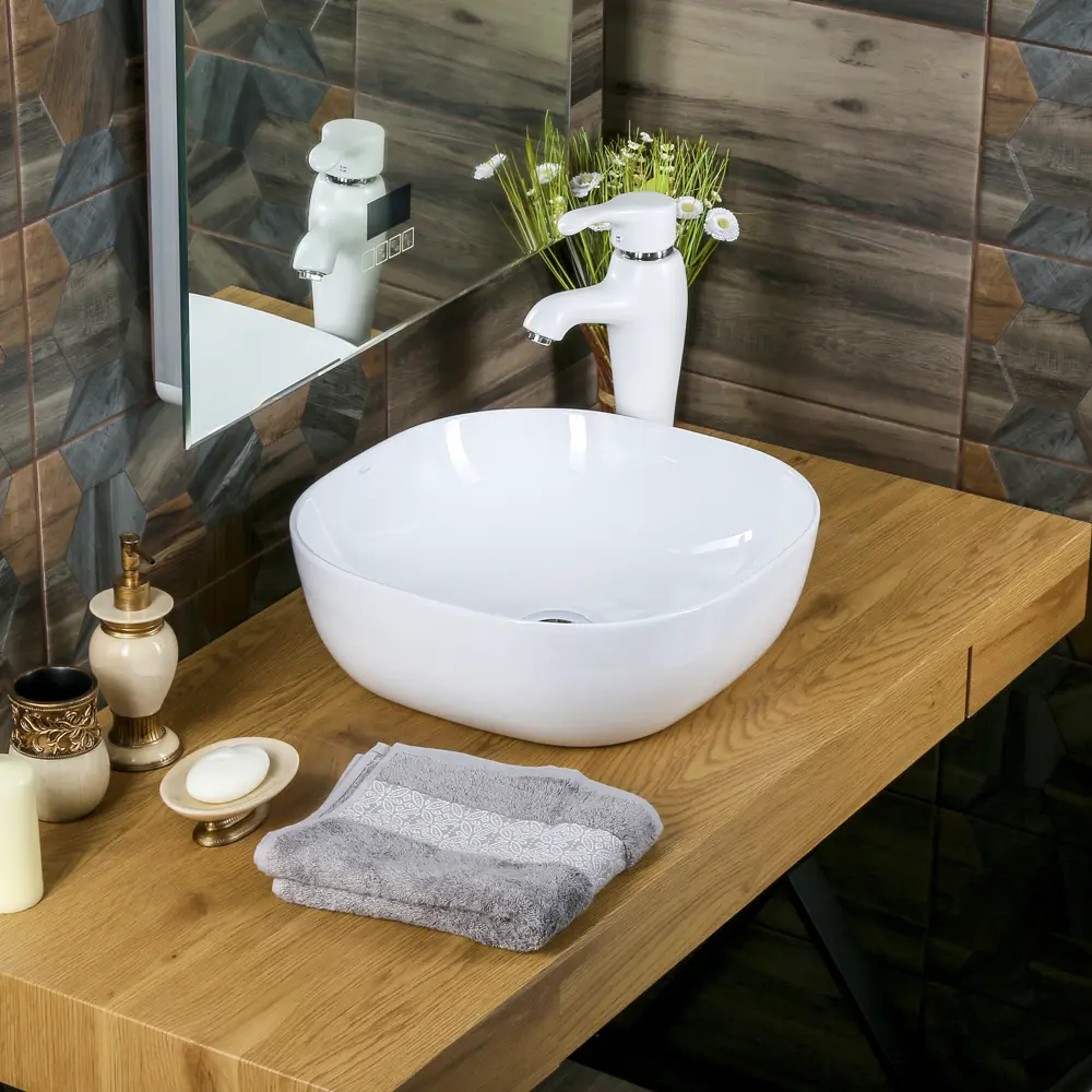 Melana MLN-78106 — элегантная накладная раковина для кухни 89076569 STLM-0078026 - Вид №3