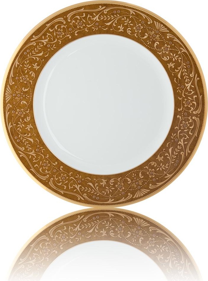 32173 Noritake Тарелка акцентная Noritake "Белый дворец" 23см Фарфор костяной 