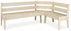 CREO Kitchens Деревянная скамейка в классическом стиле со спинкой