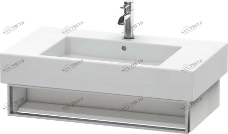 VE601302222 Vero Тумбочка подвесная Белый глянцевый декор Duravit