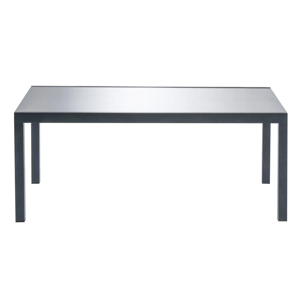 Стол садовый раздвижной Naterial Lyra Up&Down 180-260х90х75 см алюминий/стекло темно-серый STLM-2015368
