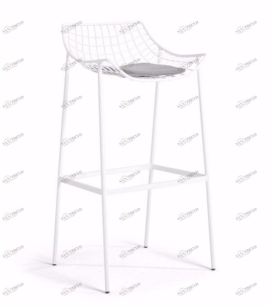 Varaschin Табурет из высокой стали с подставкой для ног Summer set 2621