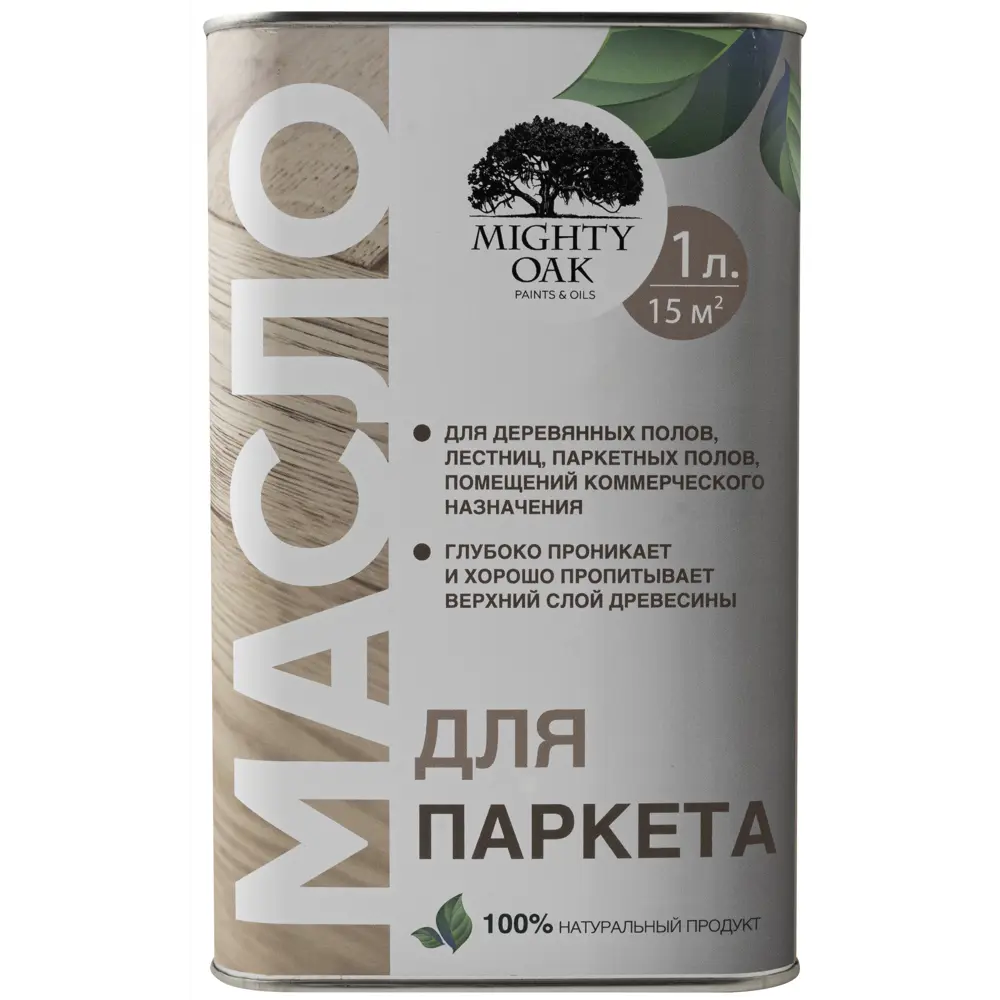 Масло для паркета Mighty Oak цвет прозрачно-белесый 1 л STLM-2180462 - Вид №1