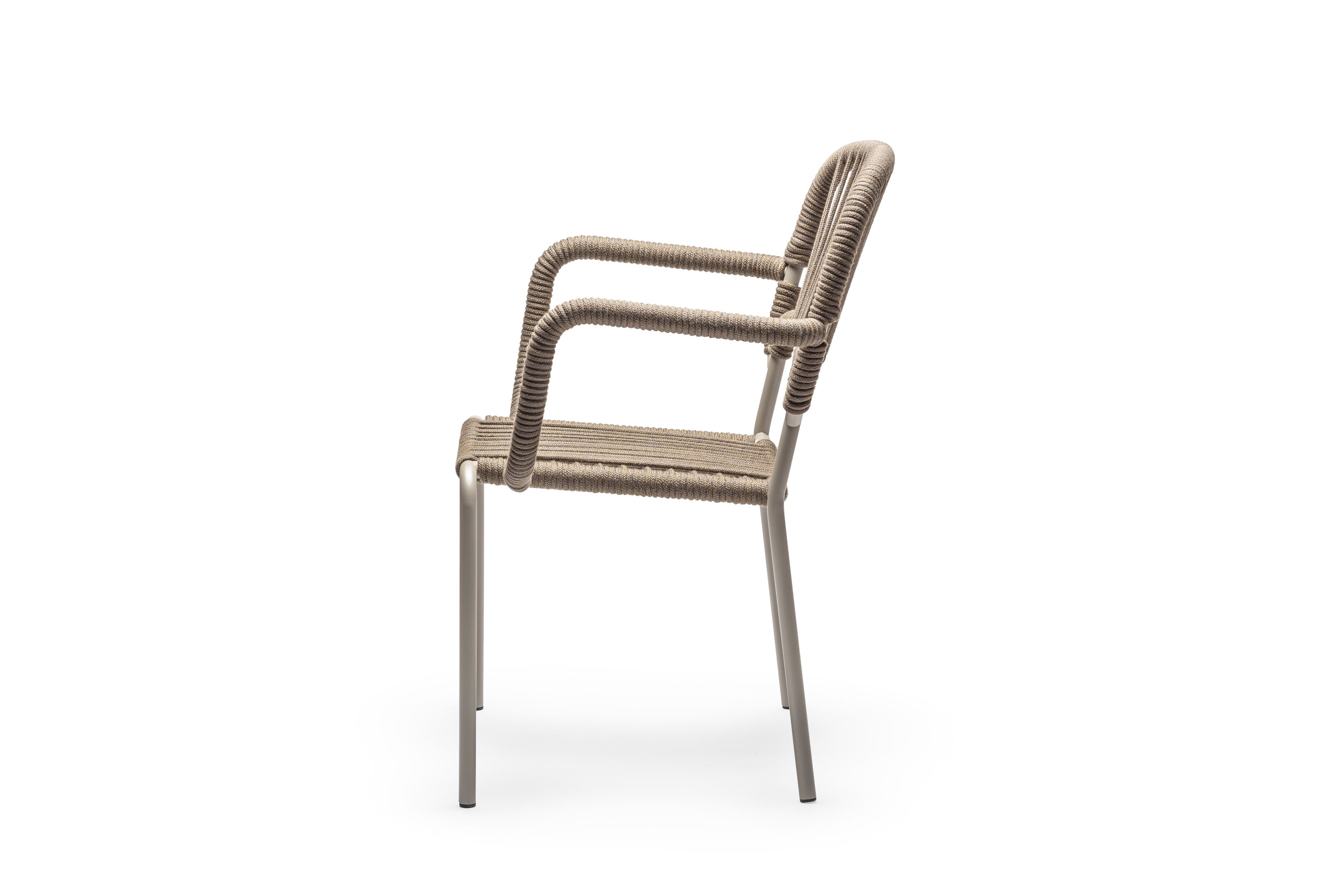 Стул из морской веревки с подлокотниками CHAIRS & MORE Moyo ARCH-00020117 - Вид №2