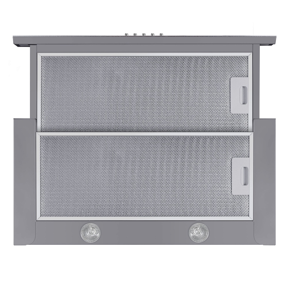 VSH 60 INOX Gl Вытяжка vsh 60 нержавейка/ • тип: встраиваемая• цвет: нержавеющая сталь• управление: кнопочное• ширина, мм: 600• полная потребляемая мощность, вт: 190• количество скоростей: 3• максимальная производительность, м3/ч: 750• диаметр воздуховода Santreyd  - Вид №6