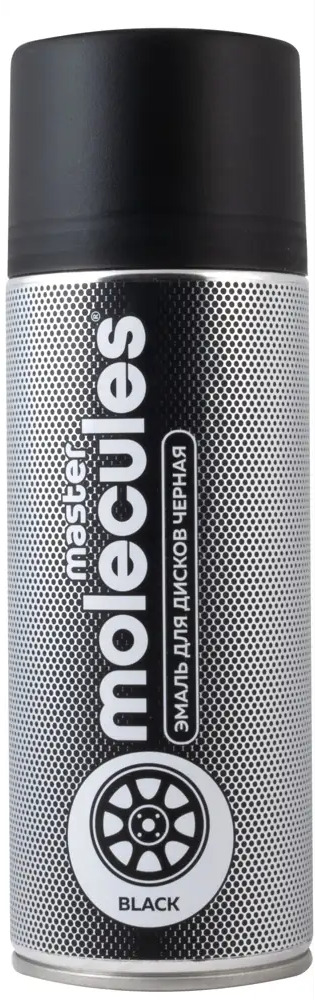 Эмаль для дисков MOLECULES черная - профессиональное покрытие для автомобильных колес 82673302